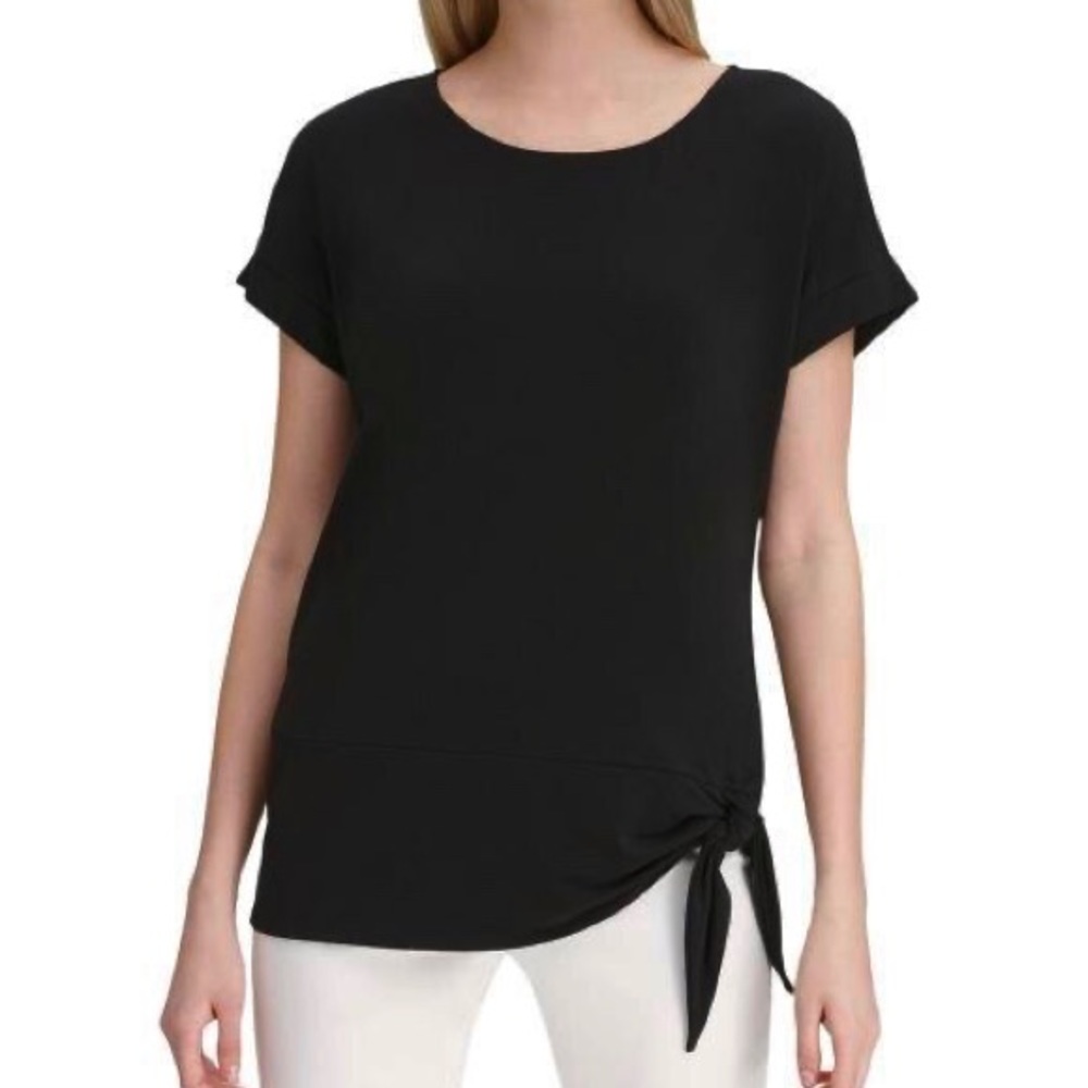 COPY - Calvin Klein 2 for $10 Side-Tie Knit Top